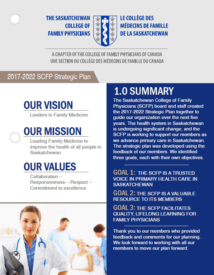 SK 2017-2022 SCFP Strategic Plan